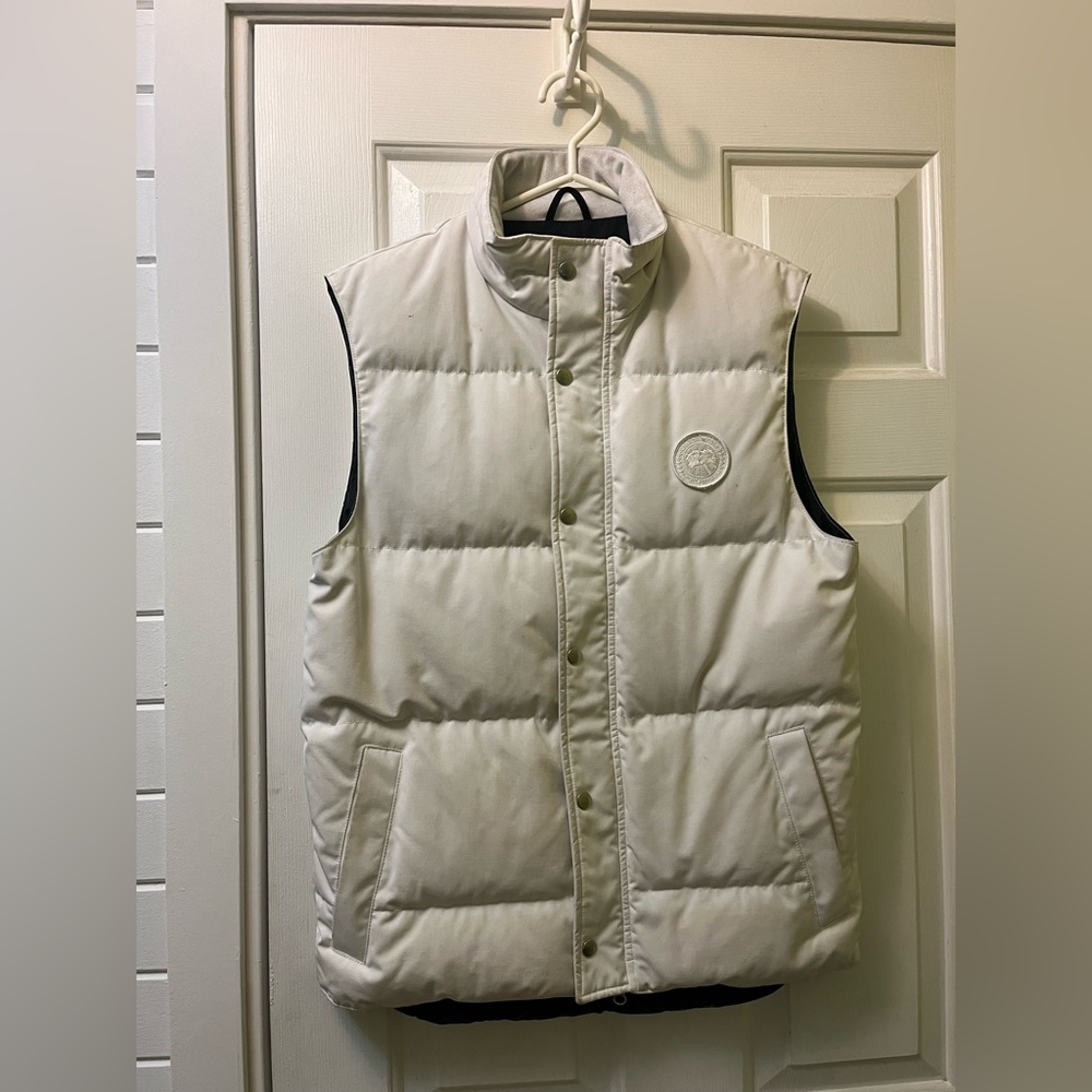 Small White Canada Goose Vest